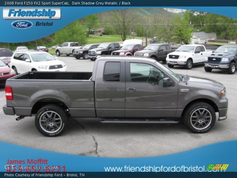 Dark Shadow Grey Metallic / Black 2008 Ford F150 FX2 Sport SuperCab