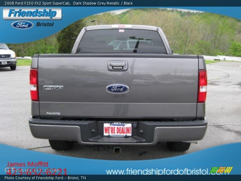 Dark Shadow Grey Metallic / Black 2008 Ford F150 FX2 Sport SuperCab