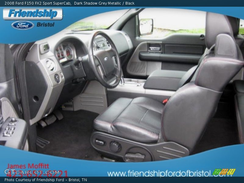 Dark Shadow Grey Metallic / Black 2008 Ford F150 FX2 Sport SuperCab