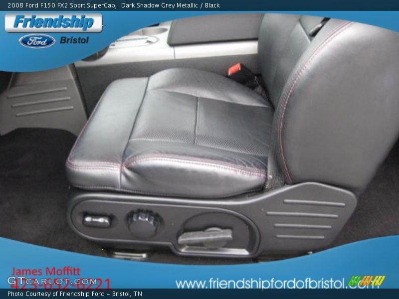 Dark Shadow Grey Metallic / Black 2008 Ford F150 FX2 Sport SuperCab