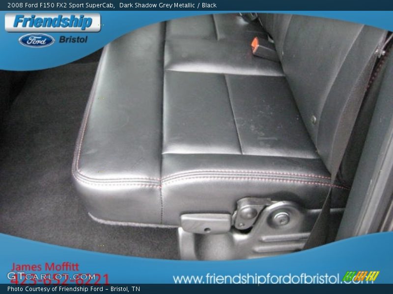 Dark Shadow Grey Metallic / Black 2008 Ford F150 FX2 Sport SuperCab