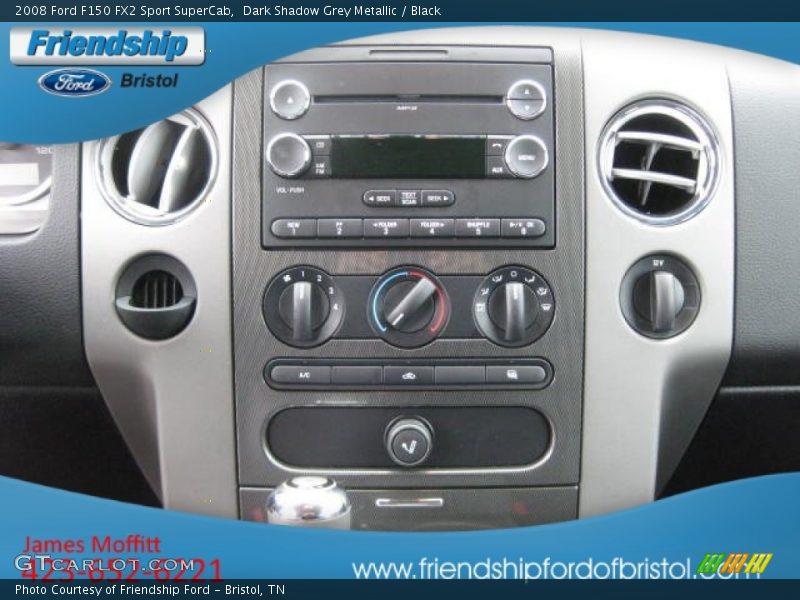Dark Shadow Grey Metallic / Black 2008 Ford F150 FX2 Sport SuperCab