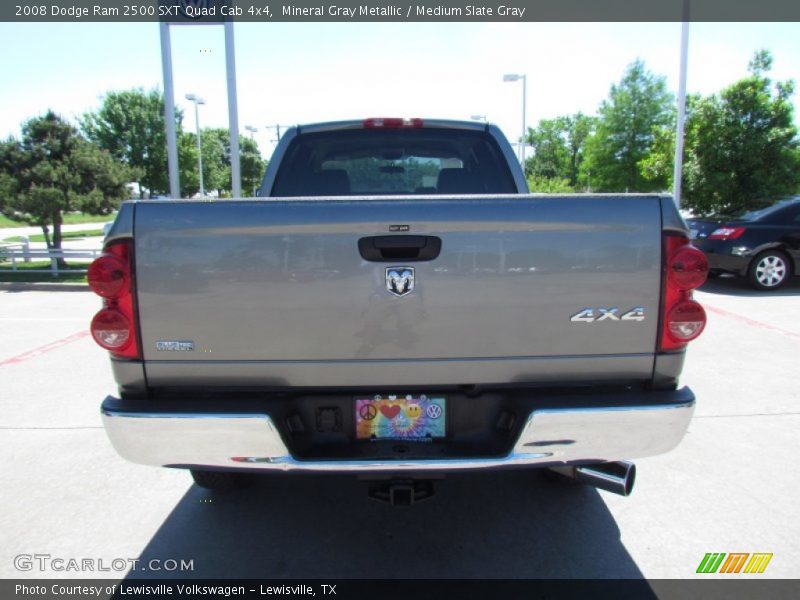 Mineral Gray Metallic / Medium Slate Gray 2008 Dodge Ram 2500 SXT Quad Cab 4x4