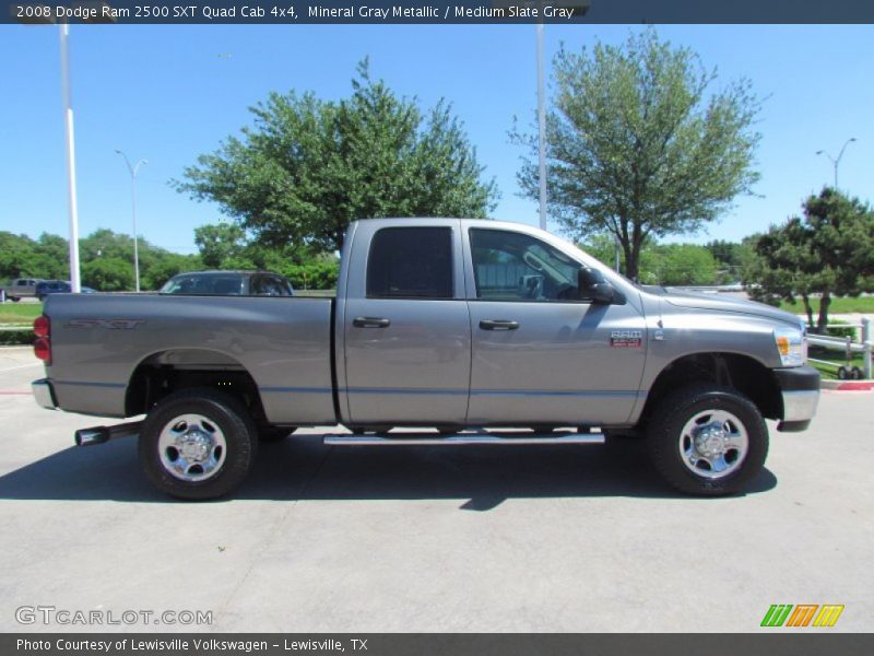 Mineral Gray Metallic / Medium Slate Gray 2008 Dodge Ram 2500 SXT Quad Cab 4x4