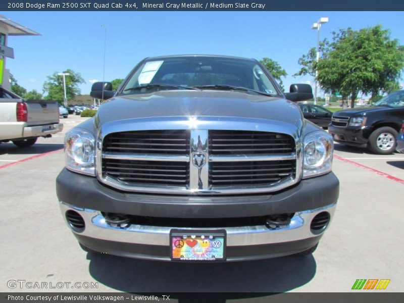 Mineral Gray Metallic / Medium Slate Gray 2008 Dodge Ram 2500 SXT Quad Cab 4x4