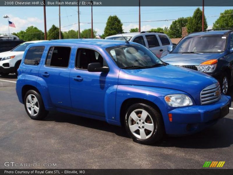 Blue Flash Metallic / Ebony Black 2008 Chevrolet HHR LS