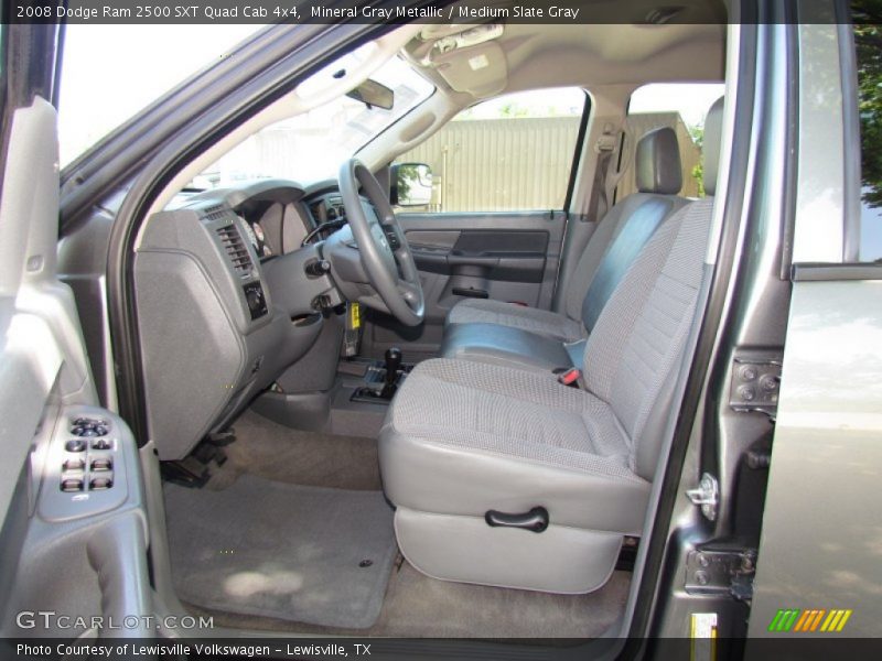 Mineral Gray Metallic / Medium Slate Gray 2008 Dodge Ram 2500 SXT Quad Cab 4x4