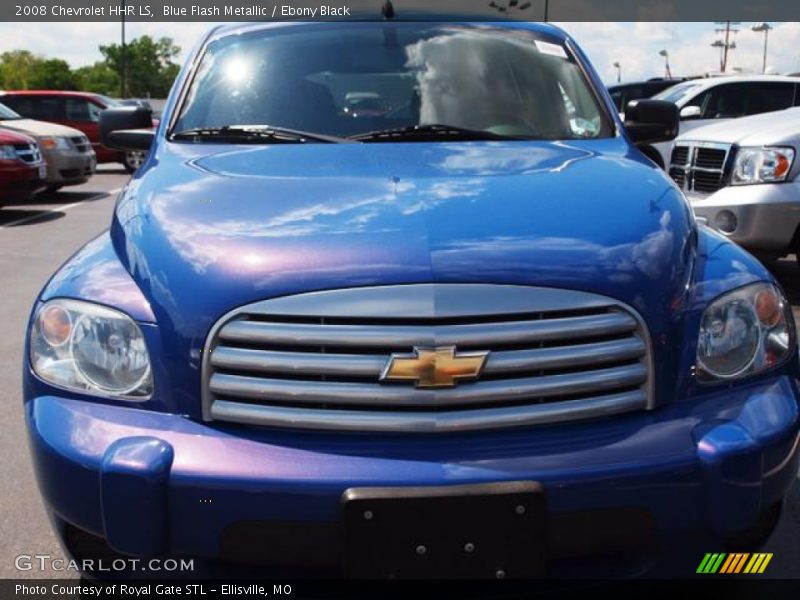 Blue Flash Metallic / Ebony Black 2008 Chevrolet HHR LS