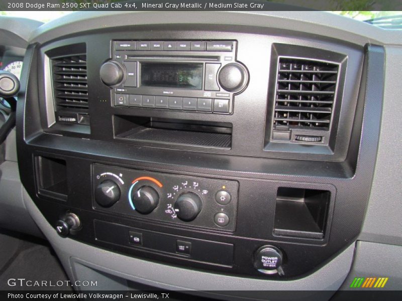 Mineral Gray Metallic / Medium Slate Gray 2008 Dodge Ram 2500 SXT Quad Cab 4x4