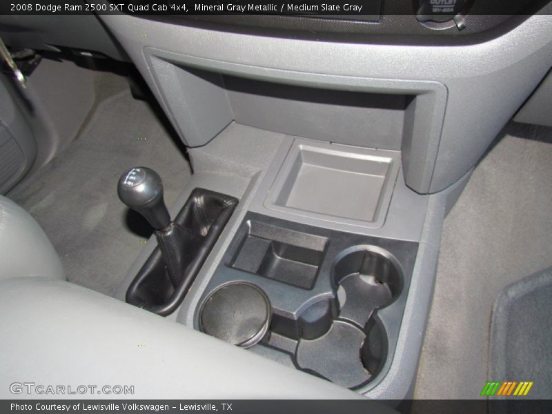Mineral Gray Metallic / Medium Slate Gray 2008 Dodge Ram 2500 SXT Quad Cab 4x4