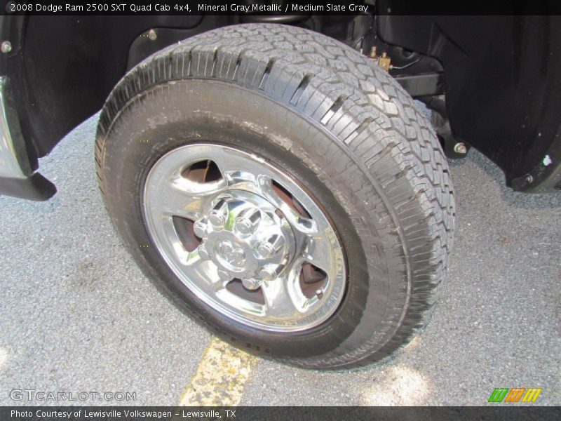 Mineral Gray Metallic / Medium Slate Gray 2008 Dodge Ram 2500 SXT Quad Cab 4x4