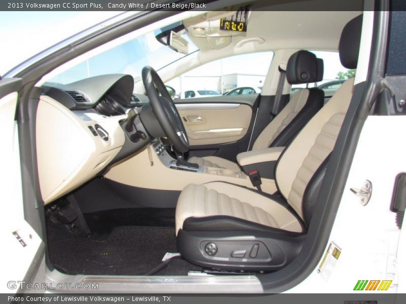 Candy White / Desert Beige/Black 2013 Volkswagen CC Sport Plus