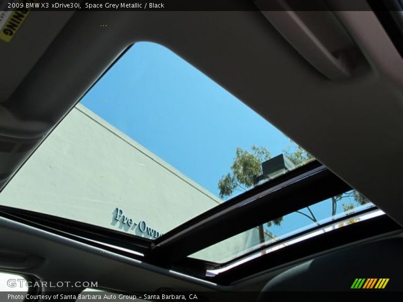Space Grey Metallic / Black 2009 BMW X3 xDrive30i