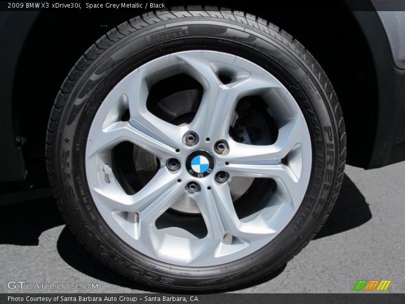 Space Grey Metallic / Black 2009 BMW X3 xDrive30i