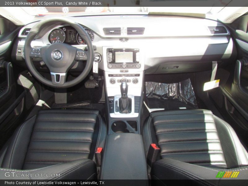 Candy White / Black 2013 Volkswagen CC Sport Plus
