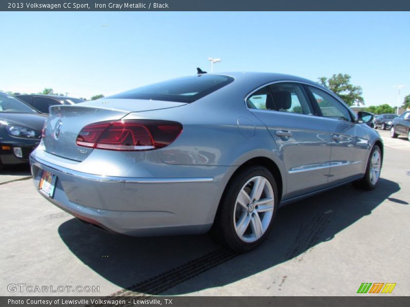 Iron Gray Metallic / Black 2013 Volkswagen CC Sport
