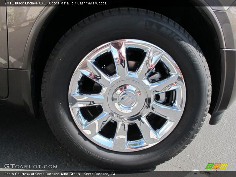Cocoa Metallic / Cashmere/Cocoa 2011 Buick Enclave CXL