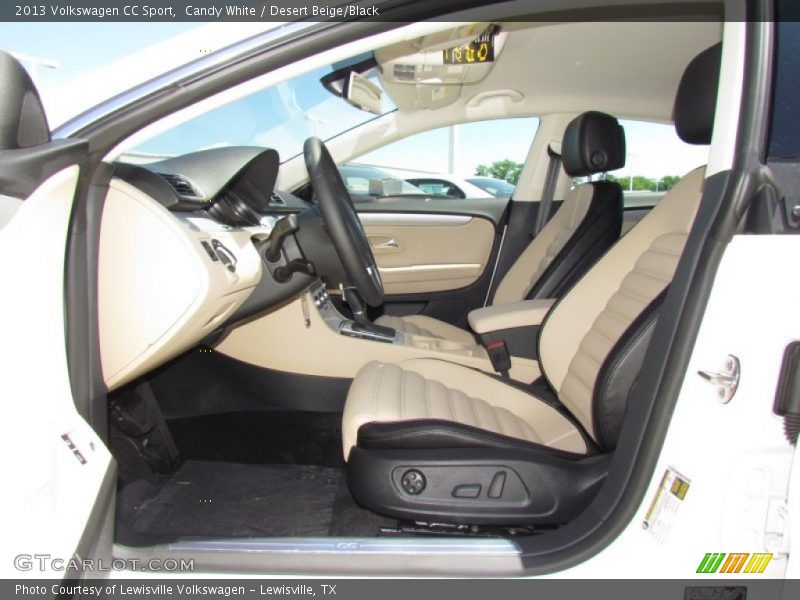  2013 CC Sport Desert Beige/Black Interior