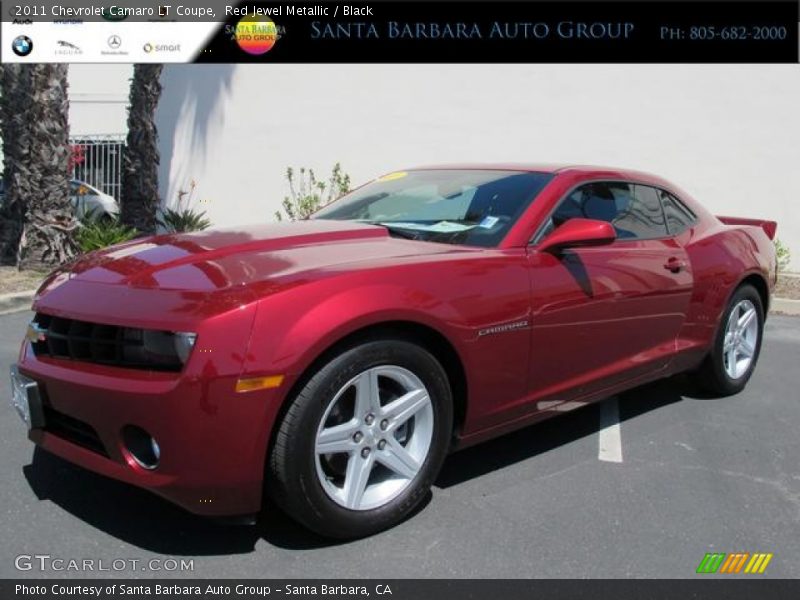 Red Jewel Metallic / Black 2011 Chevrolet Camaro LT Coupe