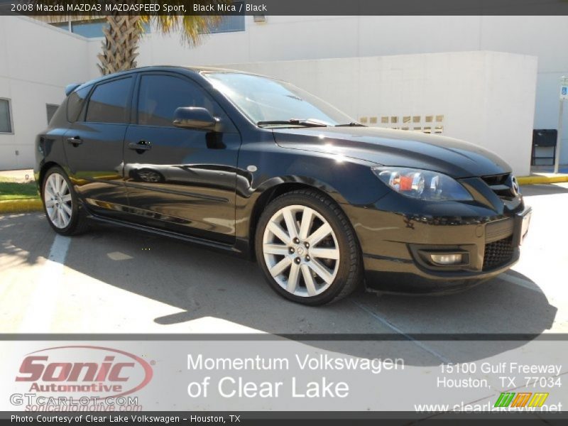 Black Mica / Black 2008 Mazda MAZDA3 MAZDASPEED Sport