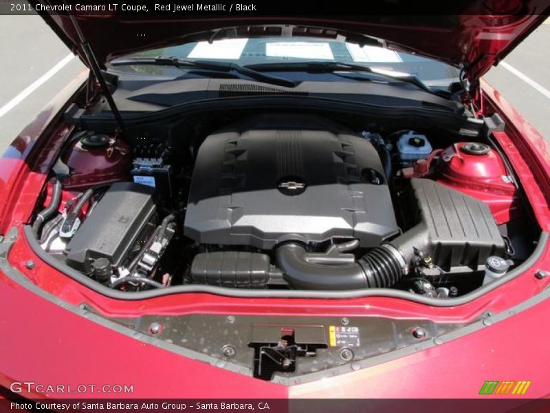 Red Jewel Metallic / Black 2011 Chevrolet Camaro LT Coupe