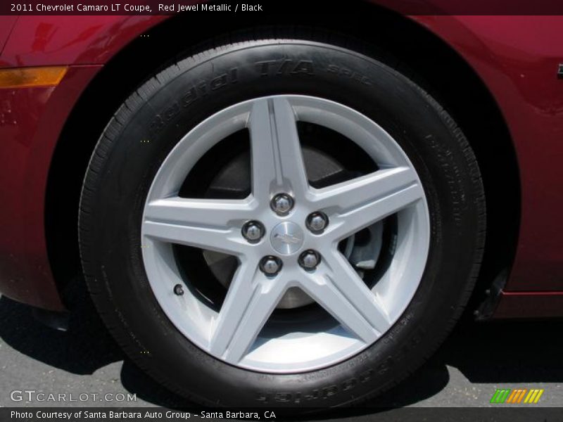 Red Jewel Metallic / Black 2011 Chevrolet Camaro LT Coupe