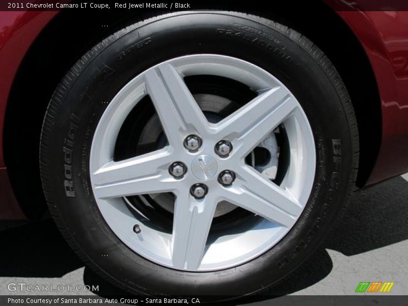 Red Jewel Metallic / Black 2011 Chevrolet Camaro LT Coupe