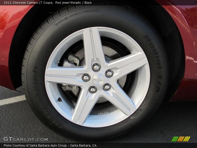 Red Jewel Metallic / Black 2011 Chevrolet Camaro LT Coupe