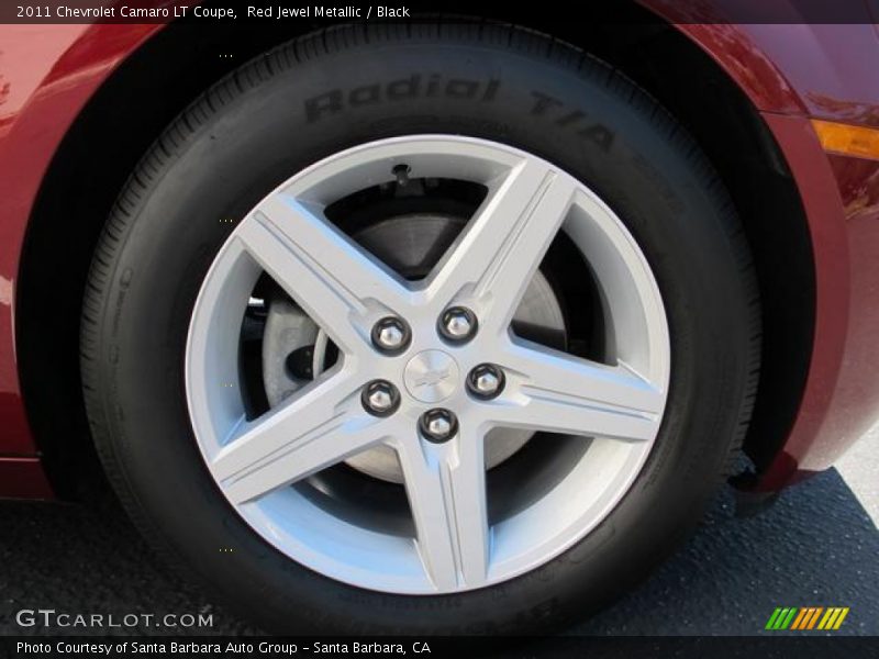 Red Jewel Metallic / Black 2011 Chevrolet Camaro LT Coupe