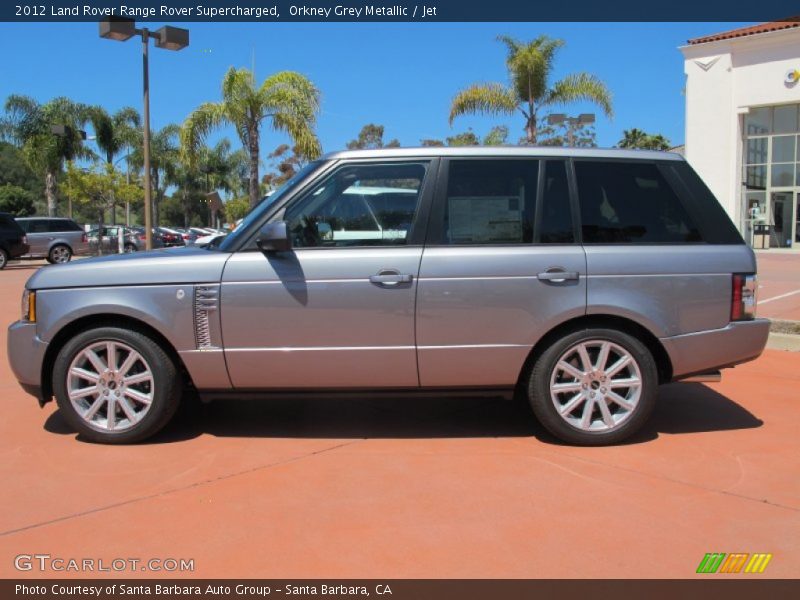 Orkney Grey Metallic / Jet 2012 Land Rover Range Rover Supercharged