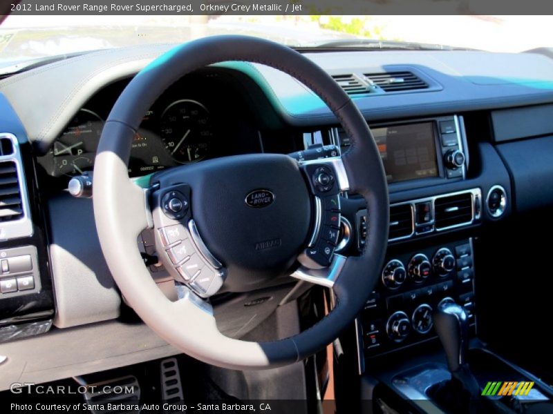 Orkney Grey Metallic / Jet 2012 Land Rover Range Rover Supercharged