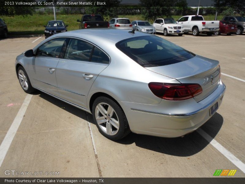 Reflex Silver Metallic / Black 2013 Volkswagen CC Sport