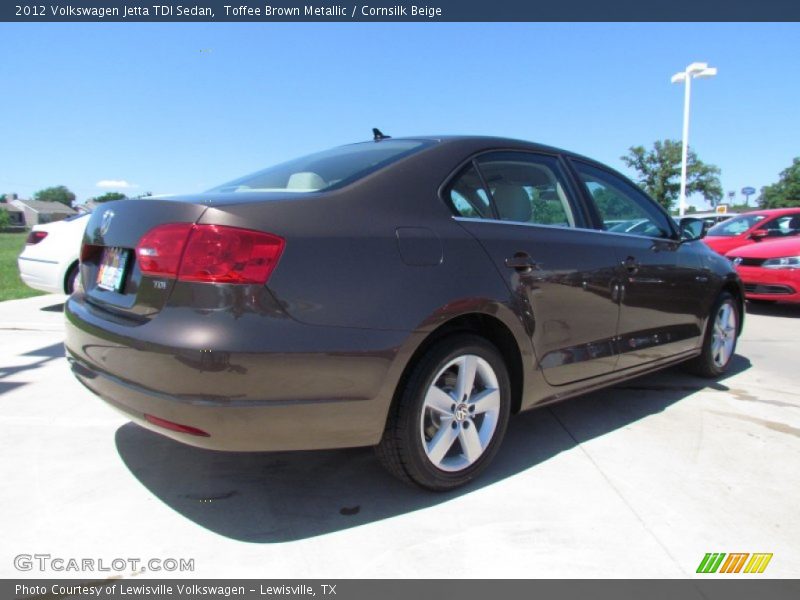 Toffee Brown Metallic / Cornsilk Beige 2012 Volkswagen Jetta TDI Sedan