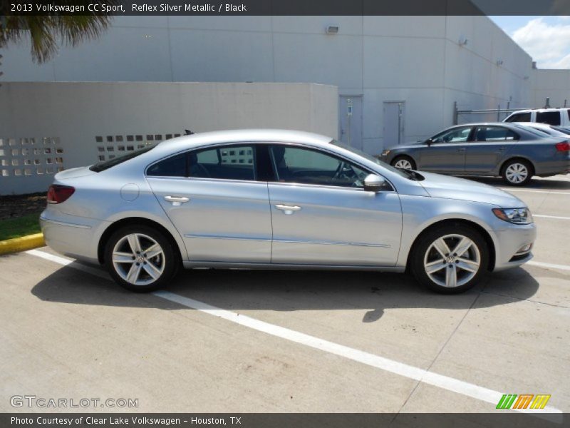 Reflex Silver Metallic / Black 2013 Volkswagen CC Sport