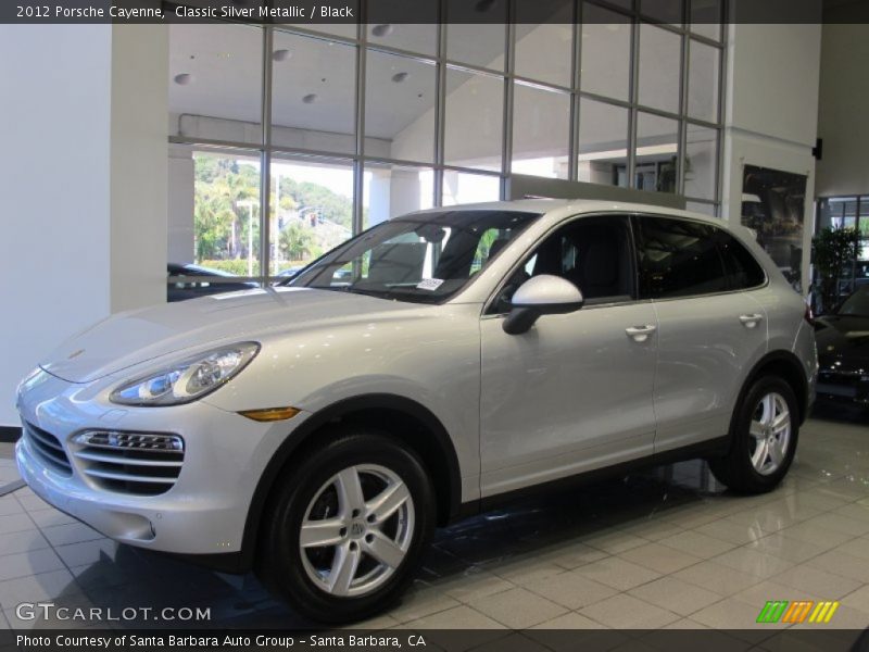 Classic Silver Metallic / Black 2012 Porsche Cayenne