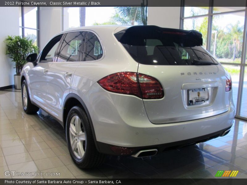 Classic Silver Metallic / Black 2012 Porsche Cayenne
