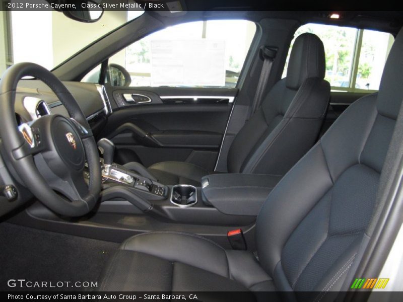 Classic Silver Metallic / Black 2012 Porsche Cayenne