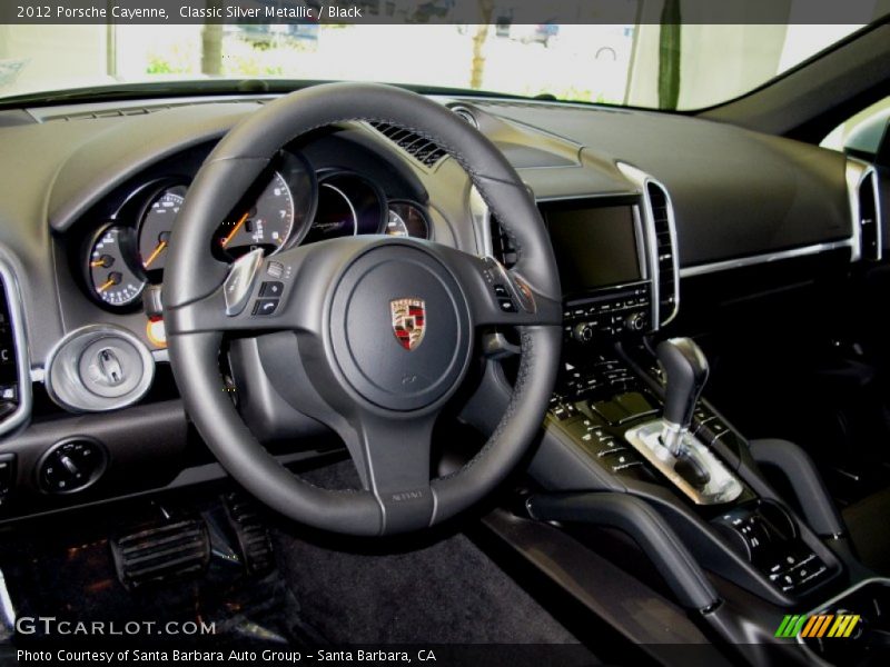 Classic Silver Metallic / Black 2012 Porsche Cayenne