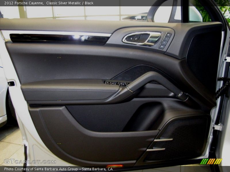 Classic Silver Metallic / Black 2012 Porsche Cayenne