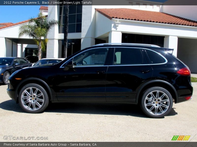 Black / Umber Brown/Light Tartufo 2012 Porsche Cayenne S