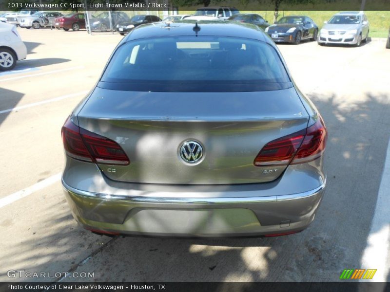 Light Brown Metallic / Black 2013 Volkswagen CC Sport