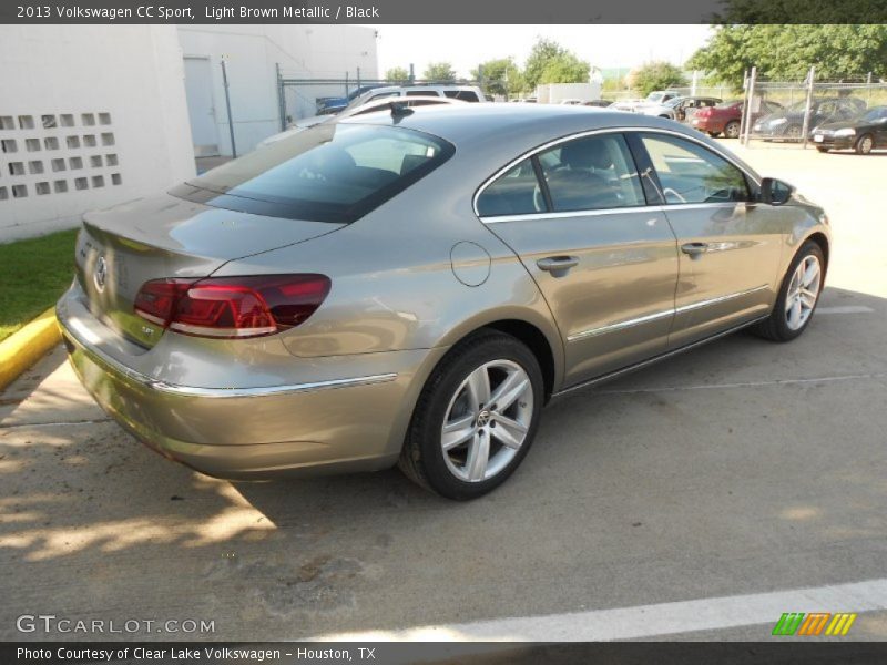Light Brown Metallic / Black 2013 Volkswagen CC Sport
