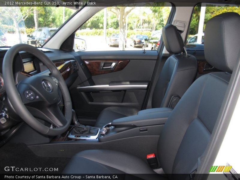 Arctic White / Black 2012 Mercedes-Benz GLK 350