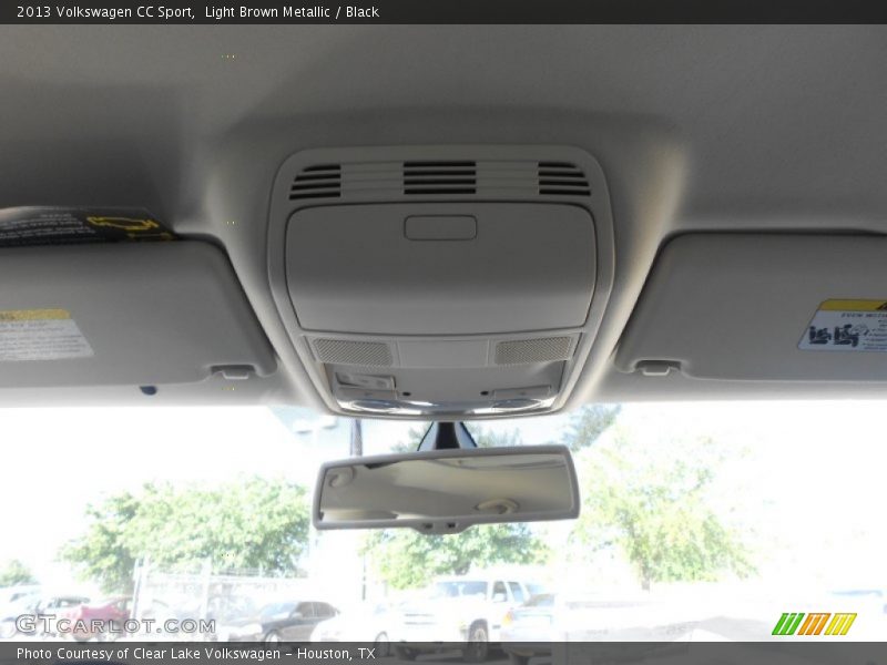 Light Brown Metallic / Black 2013 Volkswagen CC Sport