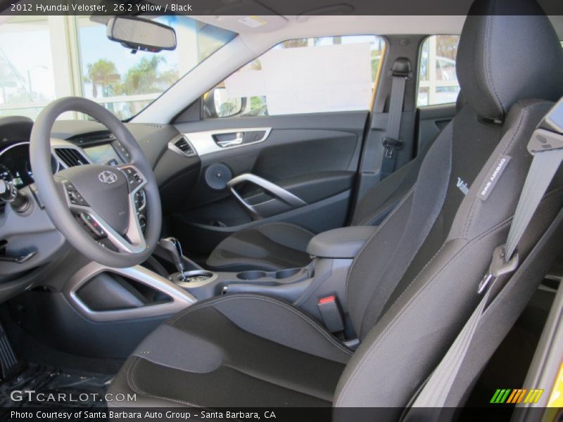  2012 Veloster  Black Interior