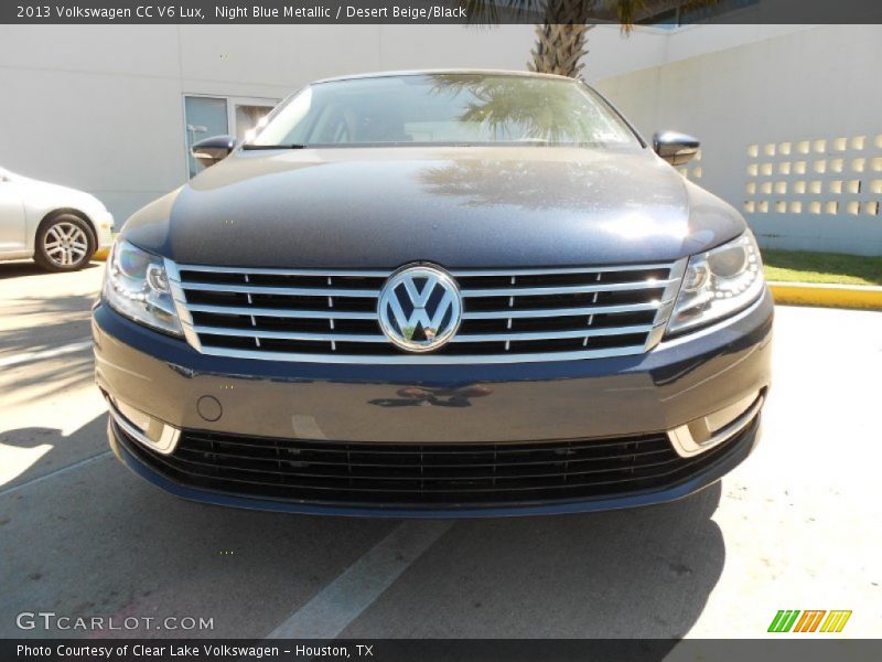 Night Blue Metallic / Desert Beige/Black 2013 Volkswagen CC V6 Lux