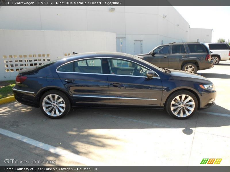 Night Blue Metallic / Desert Beige/Black 2013 Volkswagen CC V6 Lux