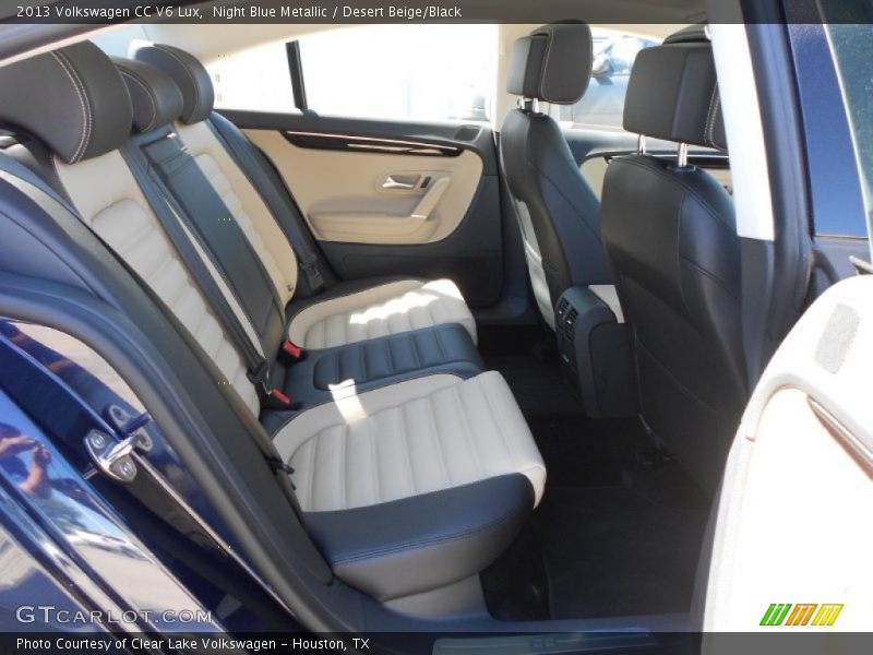  2013 CC V6 Lux Desert Beige/Black Interior