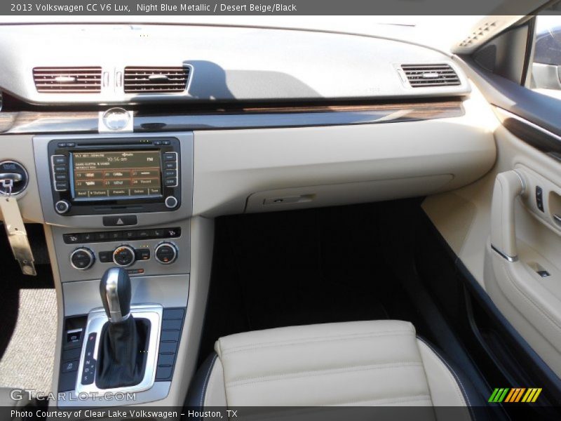 Night Blue Metallic / Desert Beige/Black 2013 Volkswagen CC V6 Lux