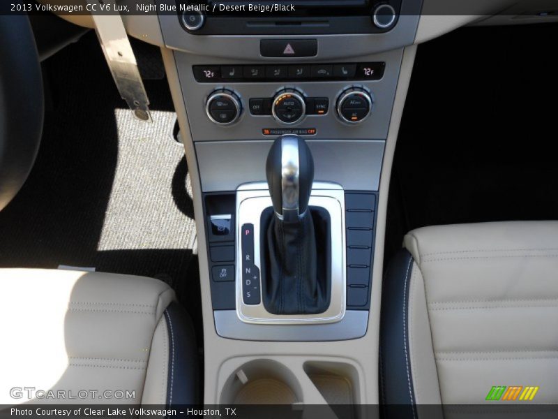 Night Blue Metallic / Desert Beige/Black 2013 Volkswagen CC V6 Lux